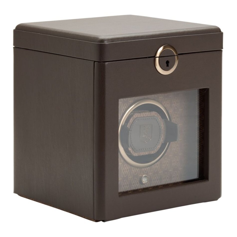 Wolf1834 Earth Single Watch Winder - Coffee Wolf1834 Earth Single Watch Winder - Coffee