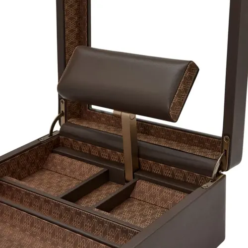 Wolf1834 Earth Watch Stand Box - Coffee Wolf1834 Earth Watch Stand Box - Coffee