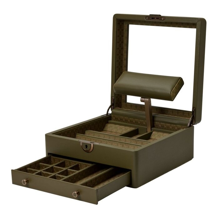 Wolf1834 Earth Watch Stand Box - Olive Wolf1834 Earth Watch Stand Box - Olive