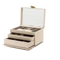Caroline Medium Jewelry Case - Ivory