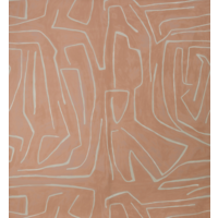 Graffito Salmon/Creme