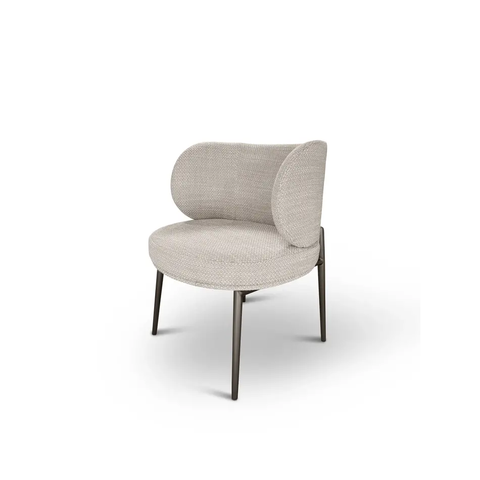 The Grand Interior Ricardo Dining Chair - Taupe The Grand Interior Ricardo Dining Chair - Taupe