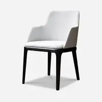 Febe Dining Chair - White Italian Fabric