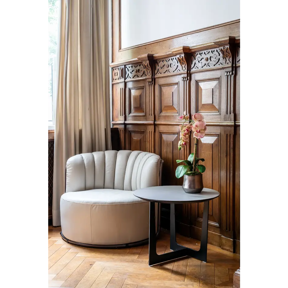 The Grand Interior Rosa Coffee Table Charcoal Oak 60CM The Grand Interior Rosa Coffee Table Charcoal Oak 60CM