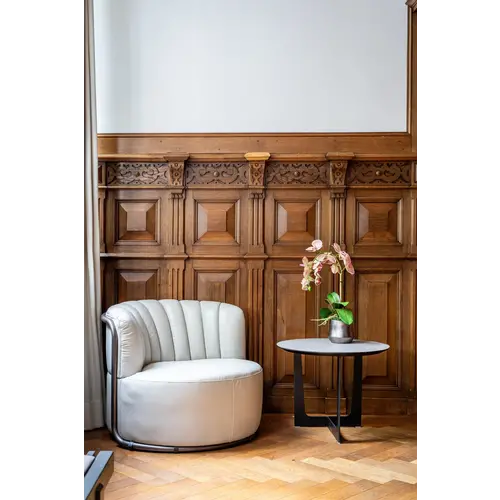 The Grand Interior Rosa Coffee Table Charcoal Oak 60CM The Grand Interior Rosa Coffee Table Charcoal Oak 60CM