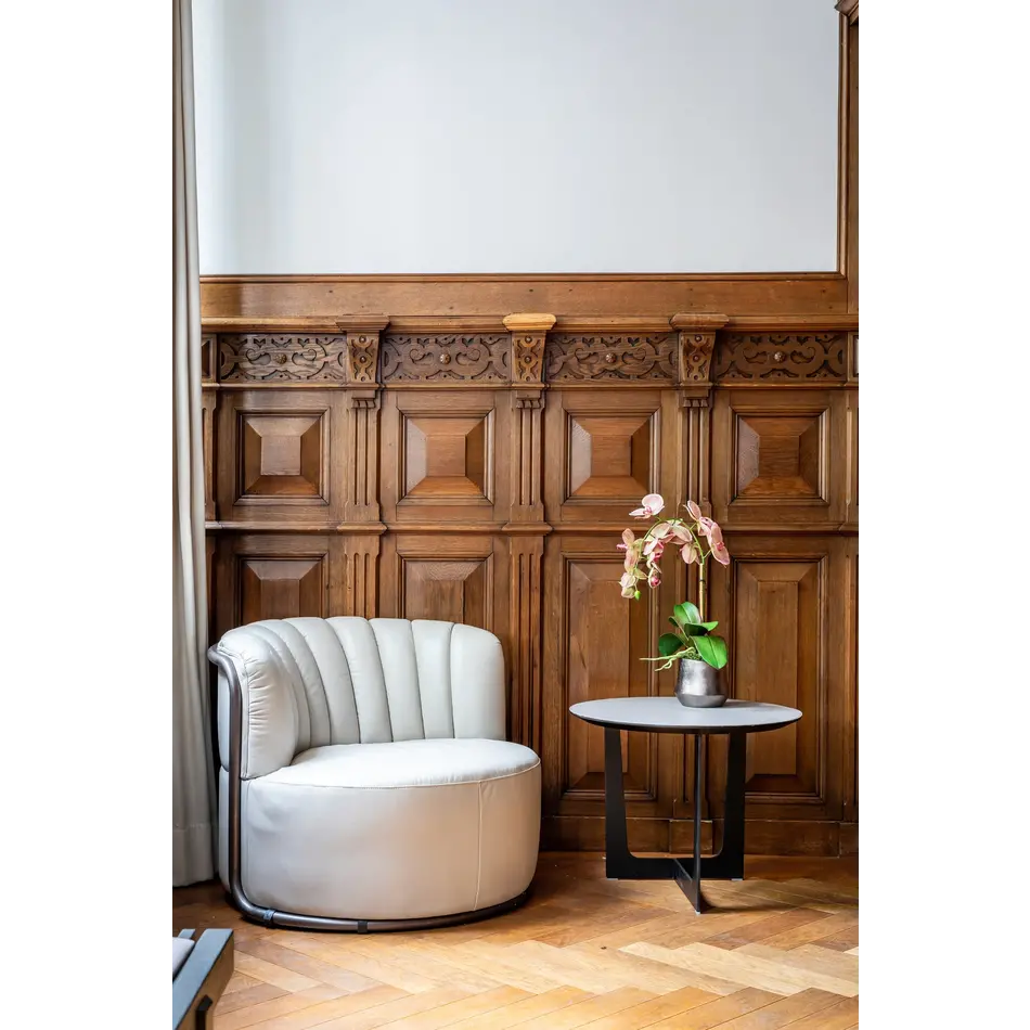 The Grand Interior Rosa Coffee Table Charcoal Oak 60CM The Grand Interior Rosa Coffee Table Charcoal Oak 60CM