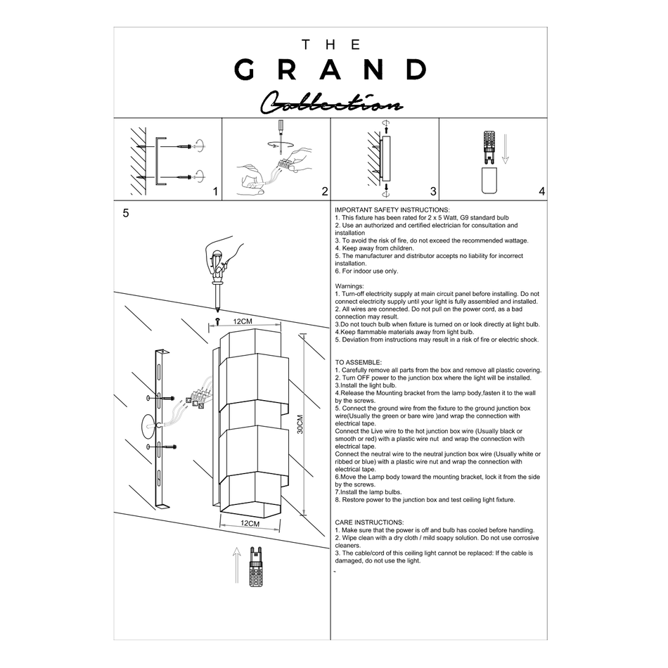 The Grand Interior Saint Wall Light Hexagon - Gun Black The Grand Interior Saint Wall Light Hexagon - Gun Black