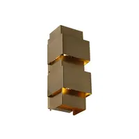 Saint Wall Light Square - Brass