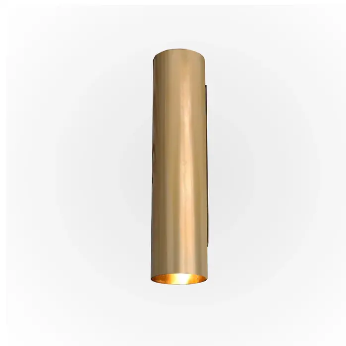 The Grand Interior Tubes Wall Light 30 - Brushed Brass Finish
