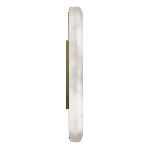 The Grand Interior Lio Wall Light Alabaster M Antique Brass The Grand Interior Lio Wall Light Alabaster M Antique Brass