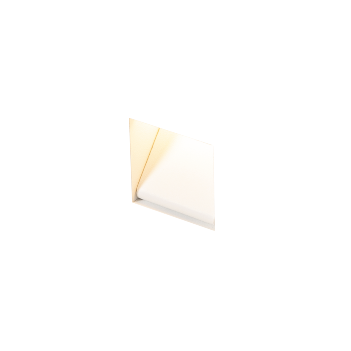 The Grand Interior Calore S Recessed Wall Light - White