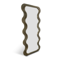 Wave Full Length Mirror Bronze 180