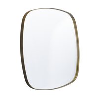 Flavio Mirror 160 Square - Aged Bronze Finsish