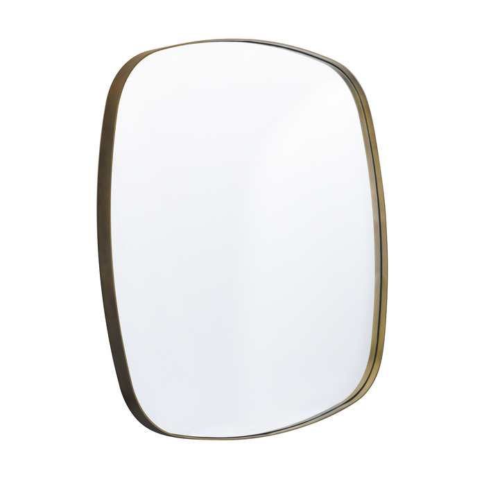 The Grand Interior Flavio Mirror 160 Square - Aged Bronze Finsish