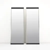 Penthouse Wall Mirror - Charcoal Oak