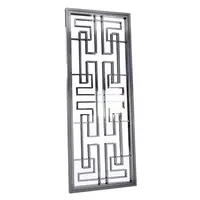 Labyrinth Wall Mirror Gunmetal