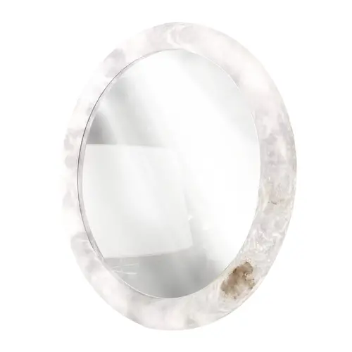 The Grand Interior Aura Mirror Alabaster The Grand Interior Aura Mirror Alabaster