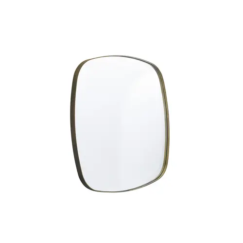 The Grand Interior Flavio Mirror 100 Square - Aged Bronze Finsih The Grand Interior Flavio Mirror 100 Square - Aged Bronze Finsih