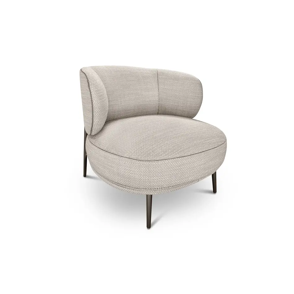The Grand Interior Ricardo Leisure Chair - Taupe The Grand Interior Ricardo Leisure Chair - Taupe