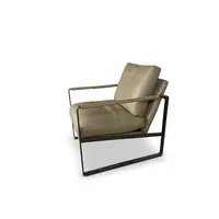Mila Fauteuil - Olive Green Vegan Leather