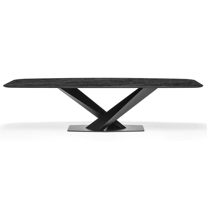 The Grand Interior Milano Dining Table - Antracite Marble
