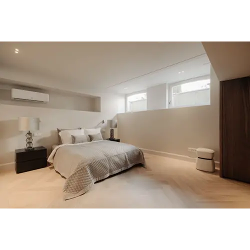 The Grand Interior Luca Nightstand - Smoked Wood The Grand Interior Luca Nightstand - Smoked Wood