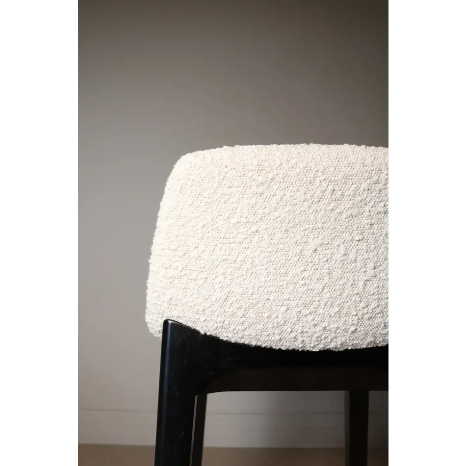 The Grand Interior Milano Bar Chair Low - Grey Fabric The Grand Interior Milano Bar Chair Low - Grey Fabric