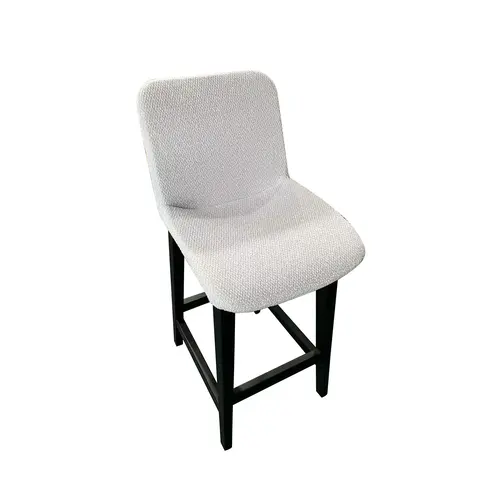 The Grand Interior Febe Bar Stool Hopsack - White Beige The Grand Interior Febe Bar Stool Hopsack - White Beige