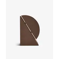 Cubist Bookend Right - Brown