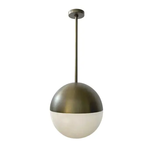 The Grand Interior Luna Pendant L - Alabaster Bronze The Grand Interior Luna Pendant L - Alabaster Bronze