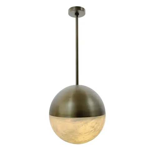 The Grand Interior Luna Pendant L - Alabaster Bronze The Grand Interior Luna Pendant L - Alabaster Bronze