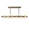 Sereno Chandelier Alabaster - Bronze