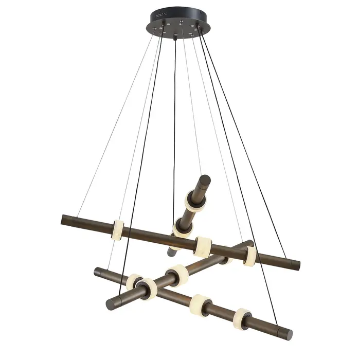 The Grand Interior Gio Chandelier Set Of 4 Smoked Bronze