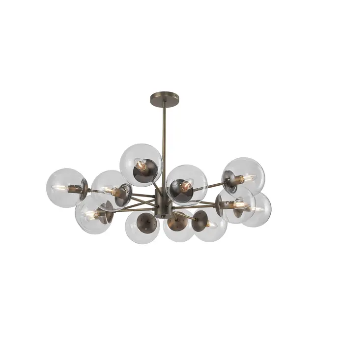 The Grand Interior Huntington Chandelier Round - Shaped Bronze