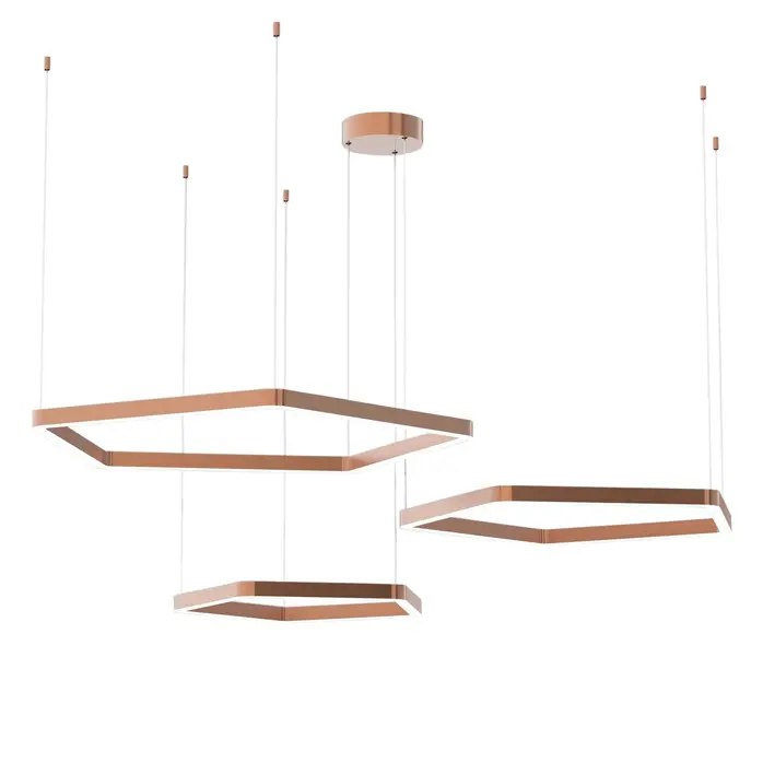 The Grand Interior Hexagon Chandelier - Set Of 3