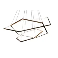 Halo Hexagon Ceiling Light - Brushed Copper