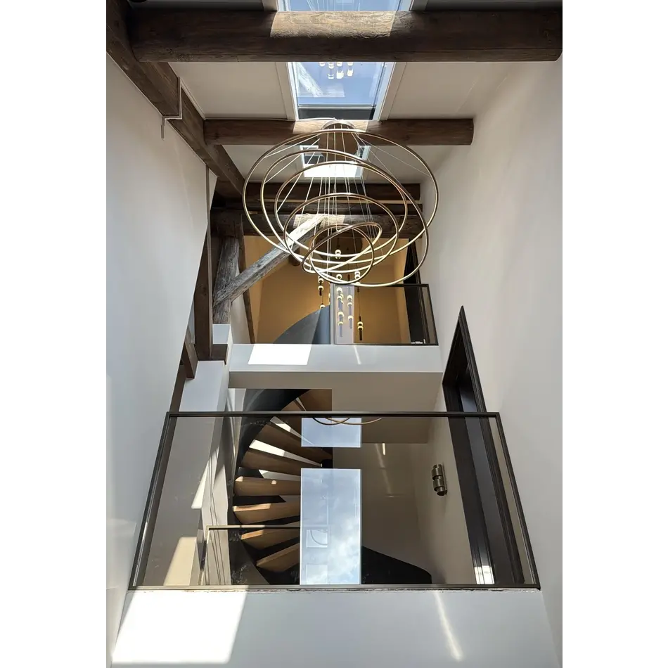 The Grand Interior Halo Six Ceiling Light - Brushed Copper The Grand Interior Halo Six Ceiling Light - Brushed Copper