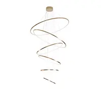 Halo 5 Ceiling Light - Brushed Copper