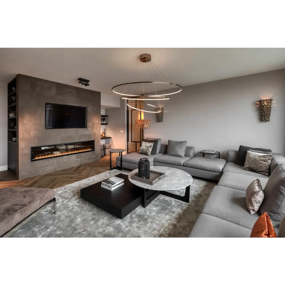 The Grand Interior Halo Ring 3 Ceiling Light - Brushed Copper The Grand Interior Halo Ring 3 Ceiling Light - Brushed Copper