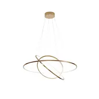 Halo Ring 3 Ceiling Light - Brushed Copper