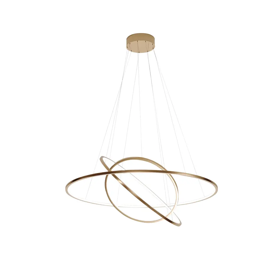 The Grand Interior Halo Ring 3 Ceiling Light - Brushed Copper The Grand Interior Halo Ring 3 Ceiling Light - Brushed Copper
