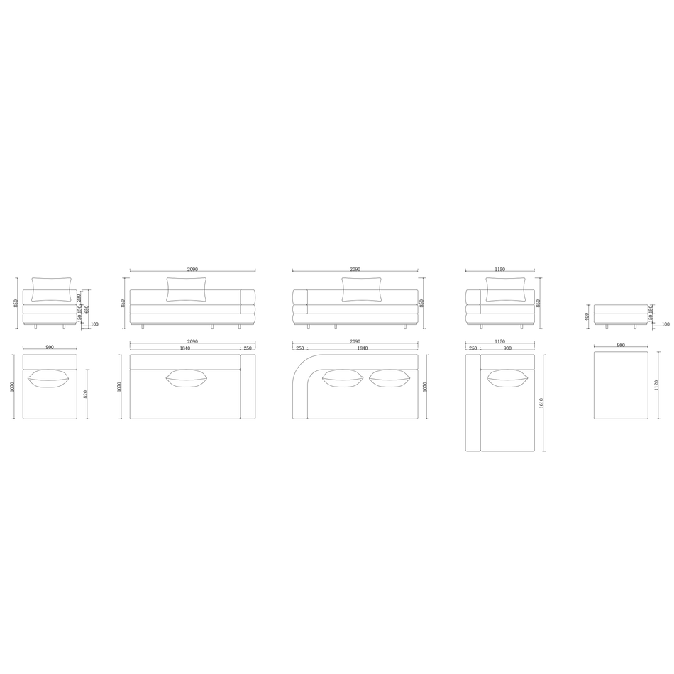 The Grand Interior Lyon Corner Sofa U Shape The Grand Interior Lyon Corner Sofa U Shape