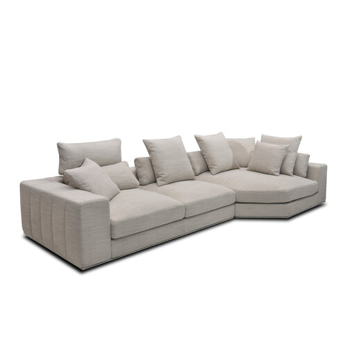 The Grand Interior Venice Sofa Taupe Right Corner The Grand Interior Venice Sofa Taupe Right Corner