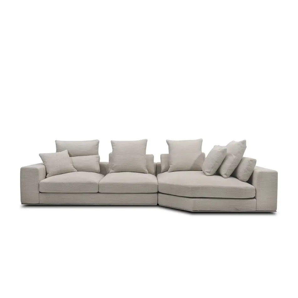 The Grand Interior Venice Sofa Taupe Right Corner The Grand Interior Venice Sofa Taupe Right Corner