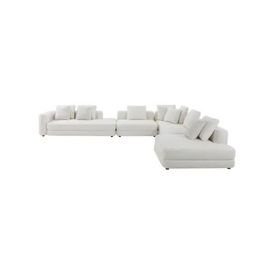 The Grand Interior Soho Corner Sofa - White Beige The Grand Interior Soho Corner Sofa - White Beige