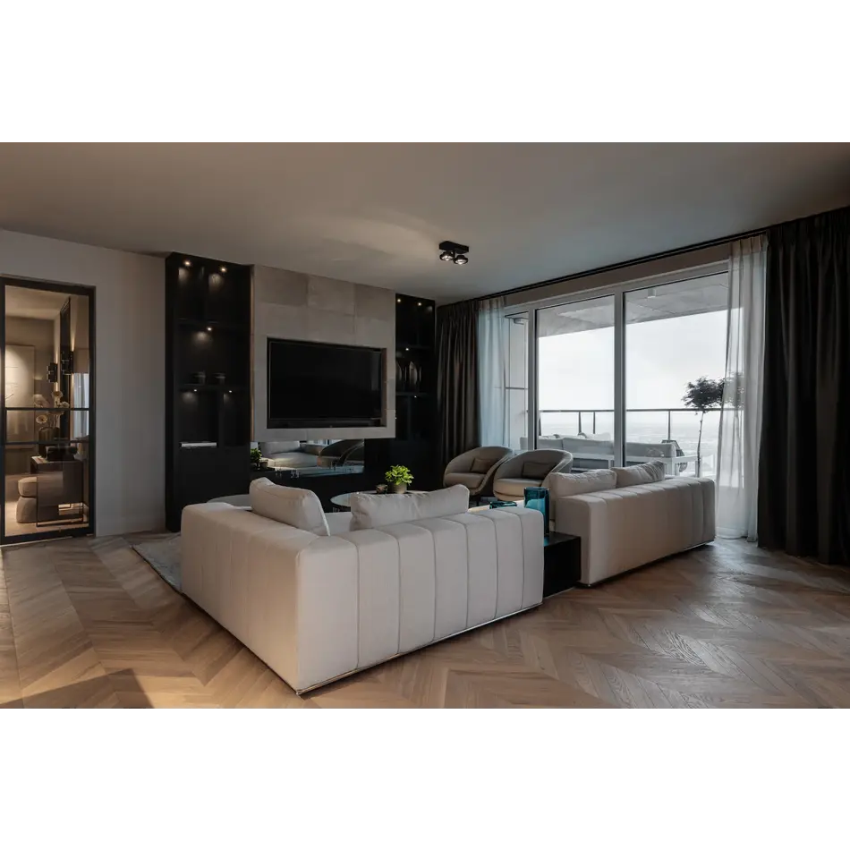 The Grand Interior Venice Sofa Canvas - White Beige The Grand Interior Venice Sofa Canvas - White Beige