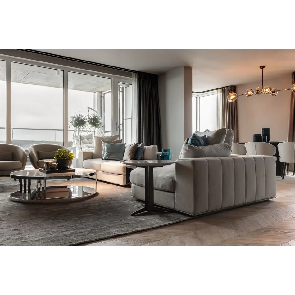 The Grand Interior Venice Sofa Canvas - White Beige The Grand Interior Venice Sofa Canvas - White Beige