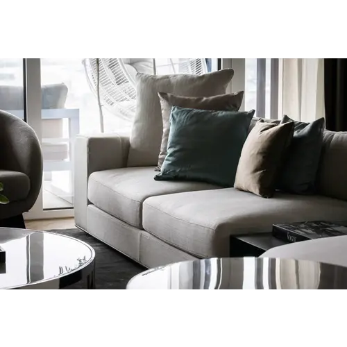 The Grand Interior Venice Sofa Canvas - White Beige The Grand Interior Venice Sofa Canvas - White Beige