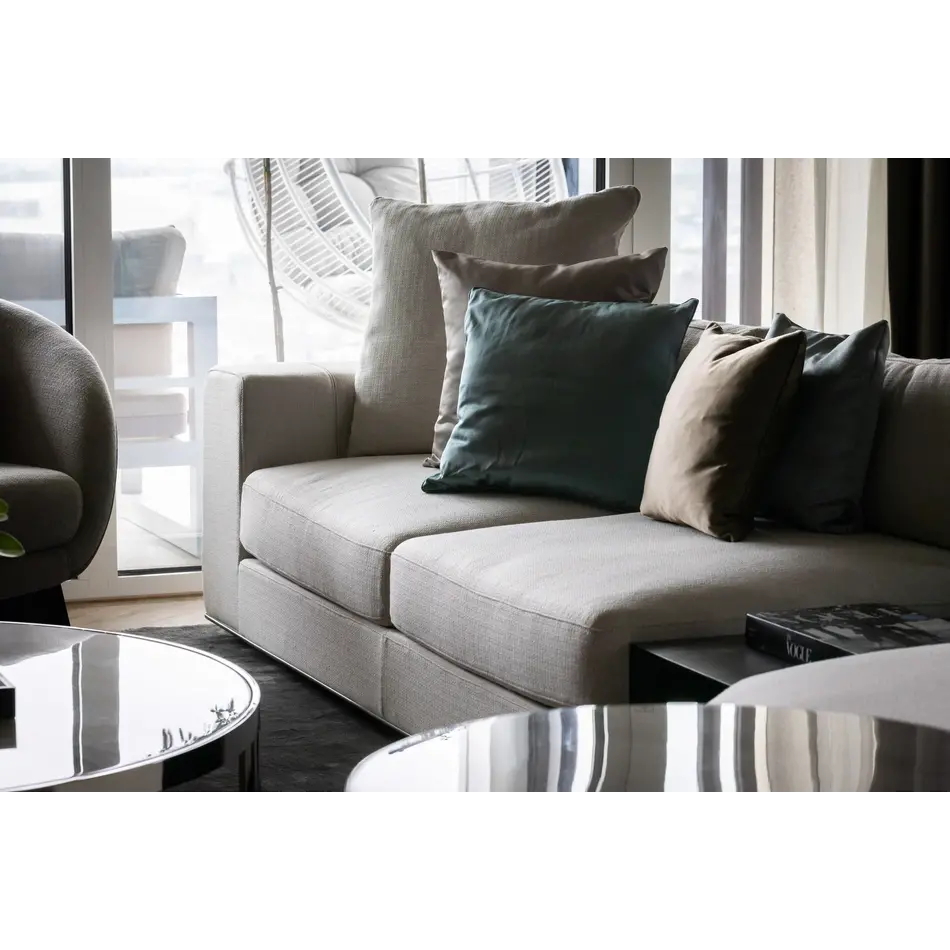 The Grand Interior Venice Sofa Canvas - White Beige The Grand Interior Venice Sofa Canvas - White Beige