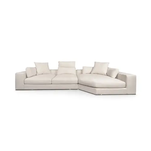 The Grand Interior Venice Sofa Canvas - White Beige The Grand Interior Venice Sofa Canvas - White Beige